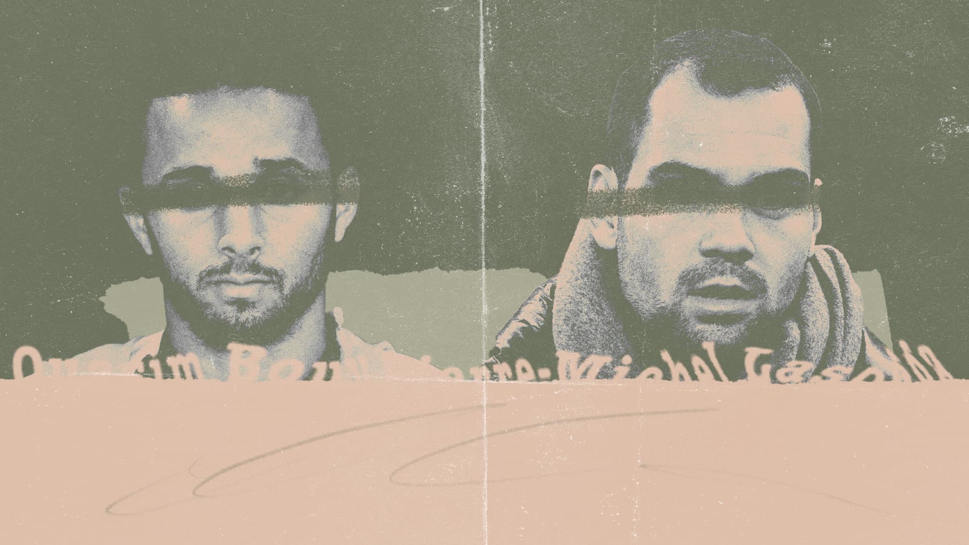 Ouasim Bouy and Pierre-Michel Lasogga photocopied to look like missing persons or something